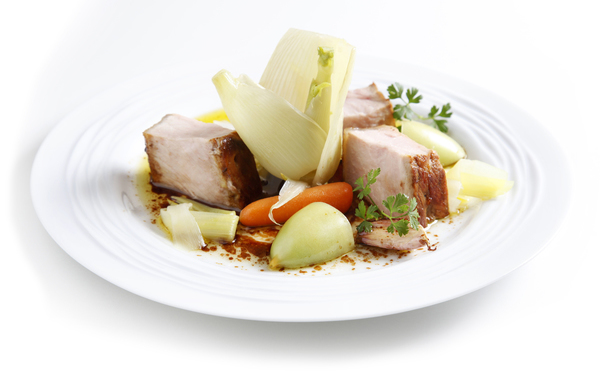 Pork loin with Modena IGP “5 Grappoli” balsamic vinegar with vegetables 1