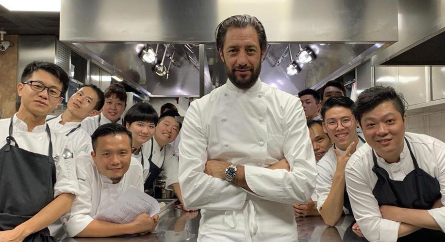 Olitalia in Taiwan with chef Luigi Taglienti from the Michelin star restaurant Lume 4