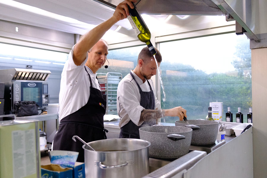 Extra virgin olive oil becomes an ingredient: an Olitalia and JRE event with chef Davide Botta 4