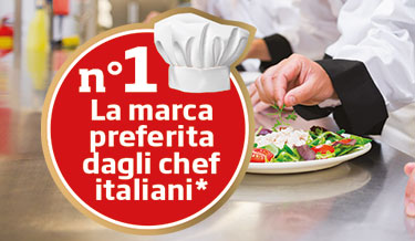 La Marca Preferita dagli Chef italiani*